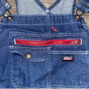 Dickies Blue and Red Overalls Classic Style